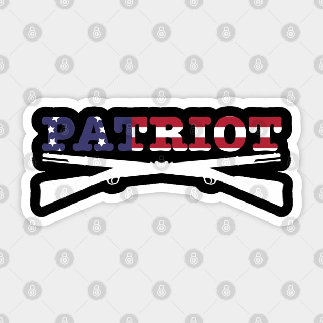 Patriot v. 2 (Dark Shirts) Sticker by Aeriskate